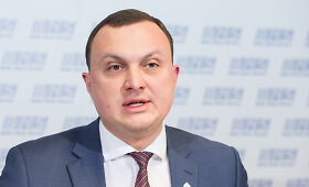 Nacionalinės mokėjimo agentūros direktoriaus Eriko Bėronto spaudos konferencija