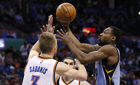 Saldus Domanto Sabonio ir &bdquo;Thunder&ldquo; revan&scaron;as