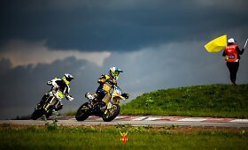 SuperMoto varžybos, finalinis etapas &Scaron;iaulių mokymo centre