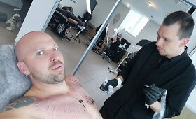 Remigijus Žiogas pasidarė tatuiruotę
