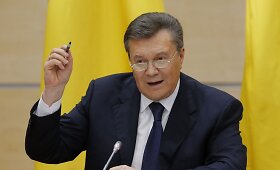 Viktoro Janukovyčiaus spaudos konferencija Rusijoje