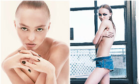 Lily-Rose Depp pirmą kartą nusifotografavo apsinuoginusi