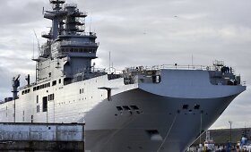 Rusijos jūrininkai Prancūzijoje perėmė &bdquo;Vladivostok&ldquo; laivo apsaugą