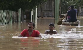 Brazilijos vakaruose liūtys nurimo, bet potvynis dar nesitraukia