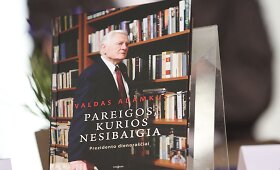 Valdo Adamkaus knygos &bdquo;Prezidento dienora&scaron;čiai&ldquo; pristatymas