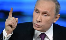 Rusijos prezidento Vladimiro Putino spaudos konferencija 