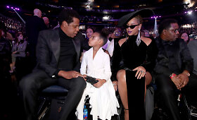 Beyonce ir Jay Z su dukra Blue Ivy &bdquo;Grammy&ldquo; apdovanojimuose