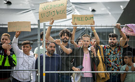 Migrantai Druskininkų užkardoje