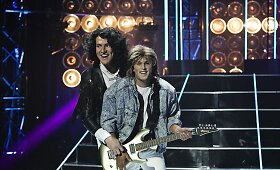 Radžis ir Mantas Stonkus įkūnijo legendinės grupės &bdquo;Modern Talking&ldquo; narius
