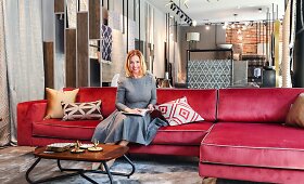 Gintarė Karaliūnaitė interjero salone