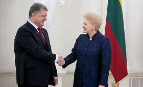Prezidentė susitiko su Ukrainos Prezidentu Petro Poro&scaron;enka