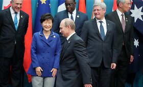 Vladimiras Putinas G-20 vir&scaron;ūnių susitikime