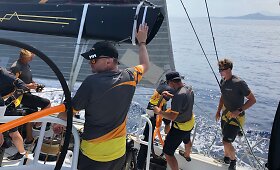 &bdquo;Ambersail2&ldquo; startavo &bdquo;Maxi Yacht Rolex Cup&ldquo; regatoje Porto Červo
