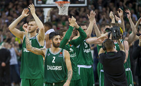 Kauno &bdquo;Žalgiris&ldquo; &scaron;venčia pergalę prie&scaron; Madrido &bdquo;Real&ldquo;