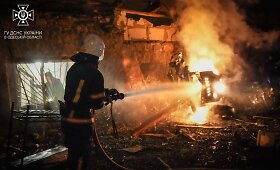 Rusija atakavo Odesos sritį: apgadinti namai, sužeisti žmonės