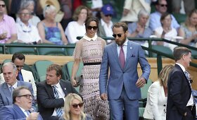 Pippa Middleton ir jos brolis Jamesas Vimbldono turnyre