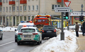Panevėžyje girta &bdquo;&Scaron;koda&ldquo; vairuotoja kliudė &bdquo;Audi&ldquo;