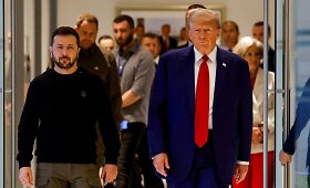 Niujorke susitiko V.Zelenskis ir D.Trumpas