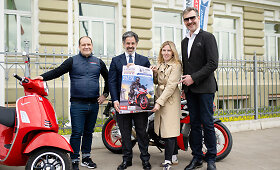 &bdquo;Mototurizmo ralio&ldquo; renginys prie Italijos ambasados