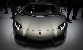 &bdquo;Lamborghini Aventador&ldquo; Ženevos automobilių parodoje