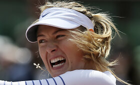 Marija &Scaron;arapova lengvai pateko į trečią &bdquo;Roland Garros&ldquo; turnyro ratą 