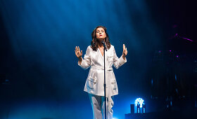 Trakų pilyje koncertavo britų muzikos žvaigždė Jessie Ware