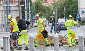 Vilniaus gatvė iki rekonstrukcijos pabaigos likus kelioms valandoms
