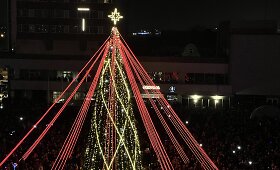 Marijampolės Kalėdų eglutės įžiebimas