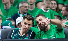 Jonas Valančiūnas &bdquo;Žalgirio&ldquo; rungtynėse pasipuo&scaron;ė žaliai