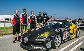 &bdquo;Porsche&ldquo; automobiliai Palangoje, &bdquo;Aurum 1006 km lenktynėse&ldquo;: &bdquo;Porsche Cayman GT4 Clubsport&ldquo;