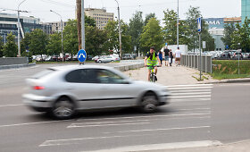 Transporto žiedas Vilniuje, &scaron;alia Edukologijos universiteto
