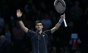 &bdquo;ATP World Tour Finals&ldquo;: Novakas Džokovičius prie&scaron; Rogerį Federerį