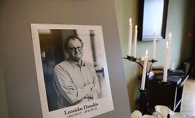 Leonido Donskio &scaron;ermenys VDU Didžiojoje auloje