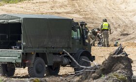 Pabradės poligone kariuomenė simuliuoja rusi&scaron;ką artileriją
