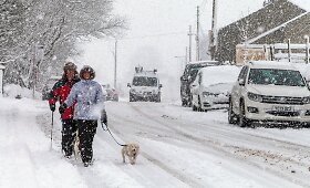 Sniegas užklojo &Scaron;iaurės Angliją