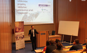 Donato Voverio paskaita ISM Vadybos ir Ekonomikos universitete