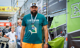 Jonas Valančiūnas &bdquo;Aurum 1006 km&ldquo; lenktynėse