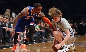 NBA rungtynėse &bdquo;Knicks&ldquo; krep&scaron;ininkai nugalėjo &bdquo;Brooklyn Nets&ldquo; komandą