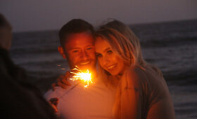 Simona Milinytė ir Devonas Murray vaizdo klipo &bdquo;Every time you leave me&ldquo; filmavime