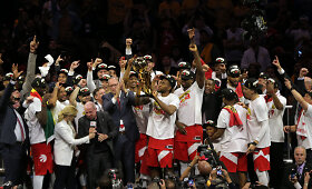 &bdquo;Toronto Raptors&ldquo; pirmą kartą tapo NBA čempionais