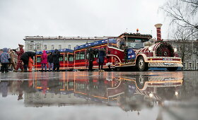 Kalėdų traukinukas Vilniuje