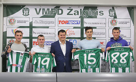 Vilniaus &bdquo;Žalgiris&ldquo; pristatė naujus žaidėjus