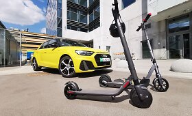 Paspirtukų testas: &bdquo;Razor E Prime&ldquo; prie&scaron; &bdquo;Ninebot Segway&ldquo;