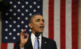 JAV prezidentas Barakas Obama &ndash; metiniame prane&scaron;ime