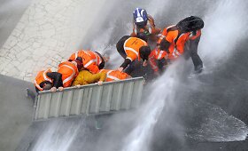 Briuselyje protestavo daugiau kaip 20 tūkst. Europos profesinės sąjungos narių