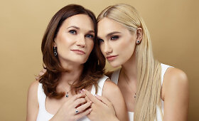 Gintarės Songailė įsiamžino fotosesijoje su mama Neringa Sabeckiene