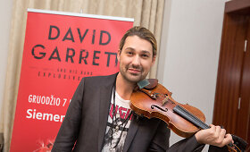 Smuiko virtuozas Davidas Garrettas Vilniuje