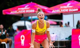 Lietuvos paplūdimio tinklininkės startavo pasaulio čempionate Adelaidėje