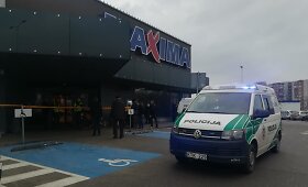 &bdquo;Maxima&ldquo; evakuacija Tuskulėnų gatvėje Vilniuje