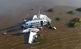 Urugvajuje sugedus varikliui pilotas lėktuvą per rūką bandė nutupdyti ant upės, žuvo 5 žmonės
